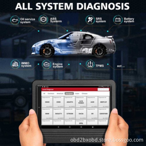 2021 Launch X431 V V4.0 8inch Tablet Wifi/Bluetooth Full System Diagnostic Tool 2 Years Free Update Online Ship from US/UK/EU